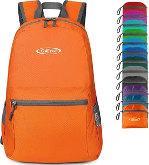 G4Free 20L Lightweight Packable Backpack Travel Hiking Daypack Foldable Backpack for Men Women