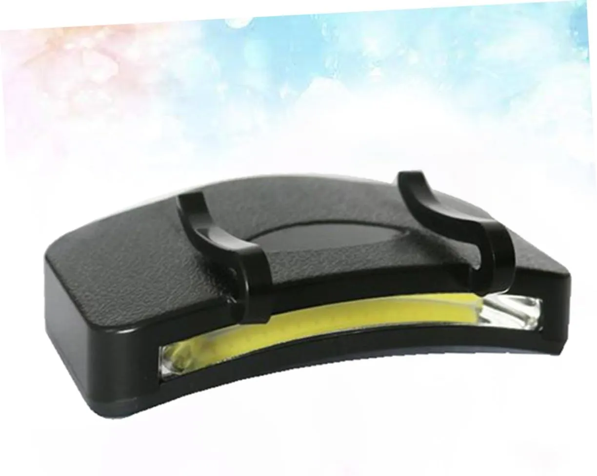 Gadpiparty 4pcs Cob Clip Headlamp Mini Hands Lamp for Outdoor Activities Portable Light for Hiking Camping Fishing and More Battery Not Included