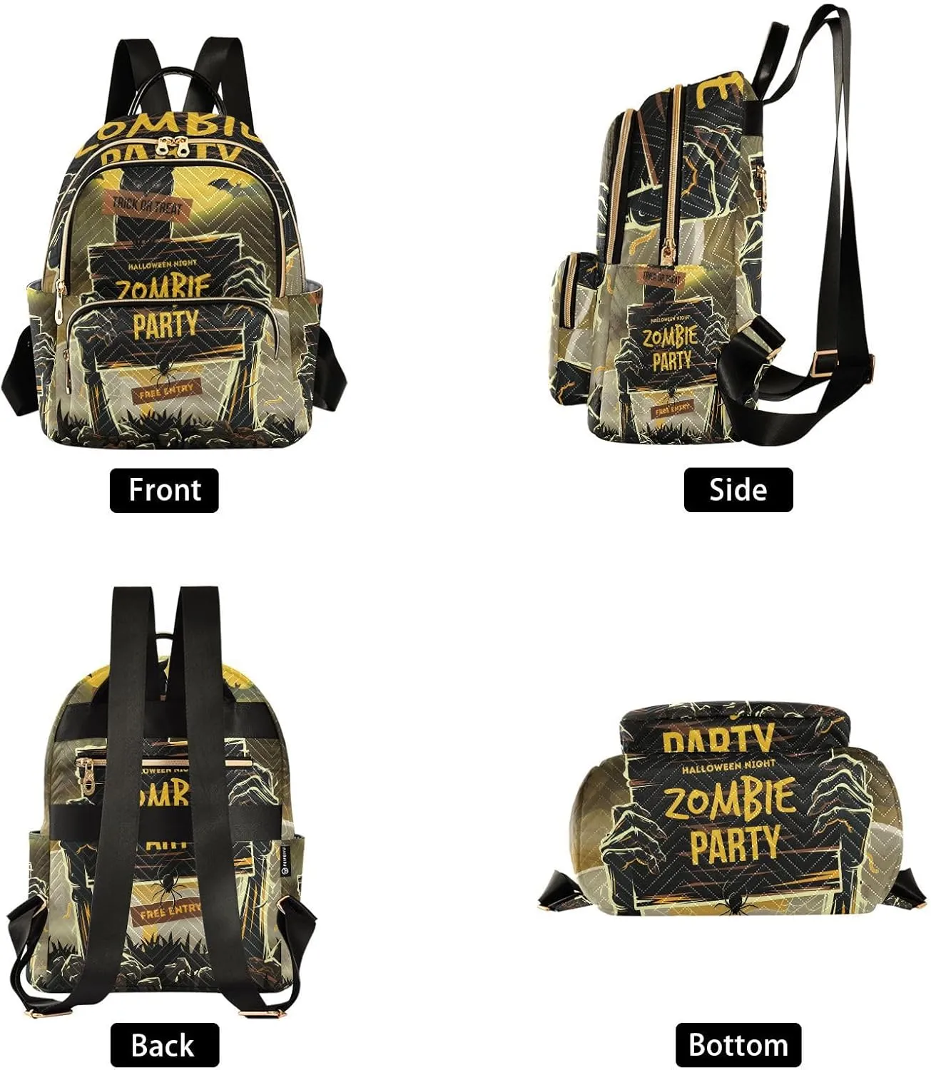 GAIGEO Halloween Dead Mans Women's Backpack, Large Capacity Womens Backpack, Lightweight Backpack for Women, M