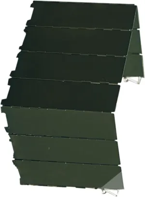 GANAZONO Camping Stove Windscreen BBQ Windproof Cover Portable Wind Guard for Outdoor Cooking