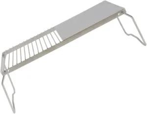 Garneck Outdoor Barbecue Grill Stainless Steel Bbq Grill for Camping Easy to Use