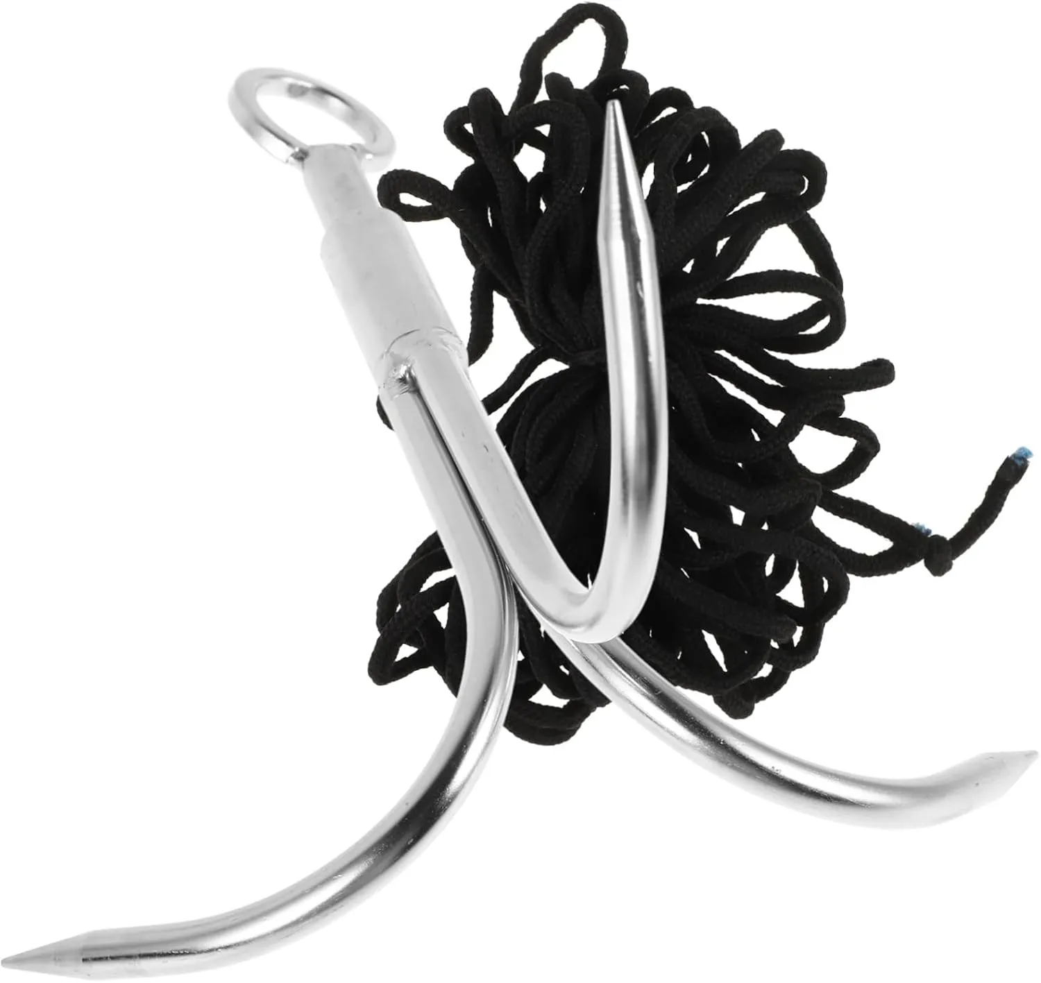 Garneck Stainless Steel Grappling Hook Tool with Enhanced Gripping Power for Fishing and Outdoor Rescue Durable Construction Long Distance Reach Suitable for Camping and Survival