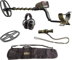 Garrett at Max Jase Robertson Signature Edition – Waterproof to 10ft, Z-Lynk Wireless, Iron Audio, Adjustable Threshold, Includes Carry Bag & MS-3 Headphones