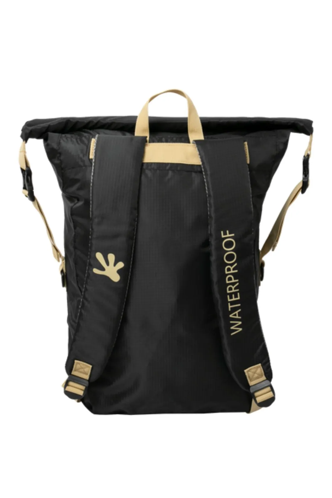 Gecko Black/Gold Waterproof Lightweight 30L Backpack