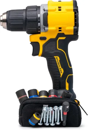 (Gen2) - Magnetic Bit Holder for Holding Screws, Bolts, Driver Bits, Drill Bits - Alternative to Magnetic Wristband - Perfect Gadget Gifts for Men, Electrician Tools.