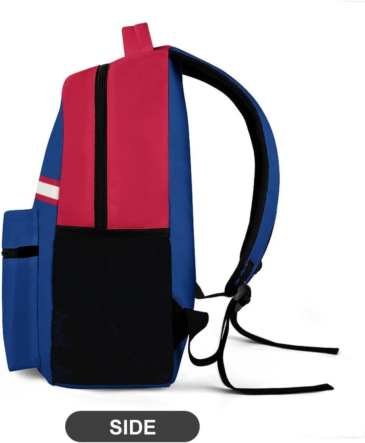 Generic Custom Backpack High Capacity Bag Football Fans Gifts for Men Women Teenager, Add Name & Number, Buf04-b
