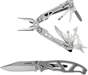 Gerber Gear 2 Piece Multitool and Knife Combo Tool Kit,31-003851
