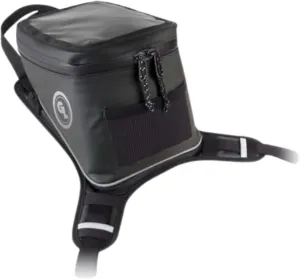 Giant Loop Fandango Tank Bag, Black Waterproof Motorcycle Tank Bag, 8-Liters Capacity, Fits Any Dirt Bike, Snow Bike, Adventure, Dual Sport & More