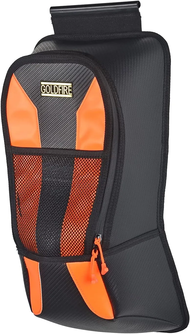 Goldfire Maverick X3 Accessories, Shoulder Storage Bag Center Seat Storage Bag Fit For Can Am Maverick X3, Maverick X3 MAX, (OEM #715004277)(Orange)