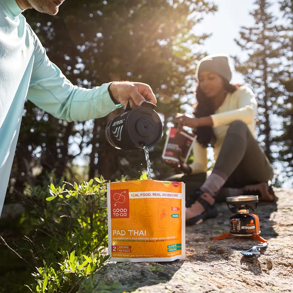 GOOD TO-GO Pad Thai (6-Pack of Double Servings) | Camping & Backpacking Food | Just Add Water Backpacking Meals | Good To-Go Dehydrated Meals Taste Better Than Freeze Dried Food