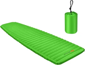 Goplus Inflatable Camping Sleeping Pad, 3 Inch Thick Camping Pad, Waterproof & Comfortable Sleeping Mat, Ultralight Air Mattress for Camping, Backpacking, Hiking