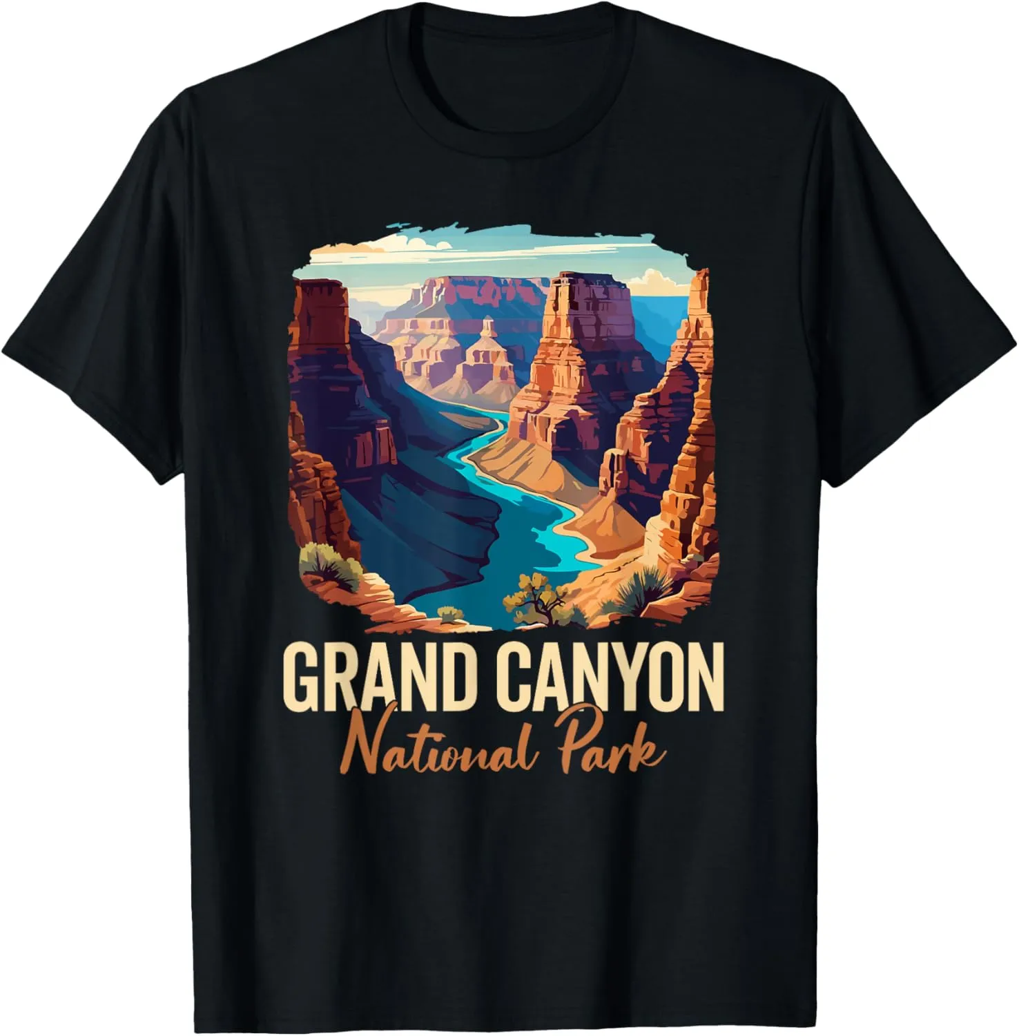 Grand Canyon National Park Hiking Souvenir Adventure Outdoor T-Shirt