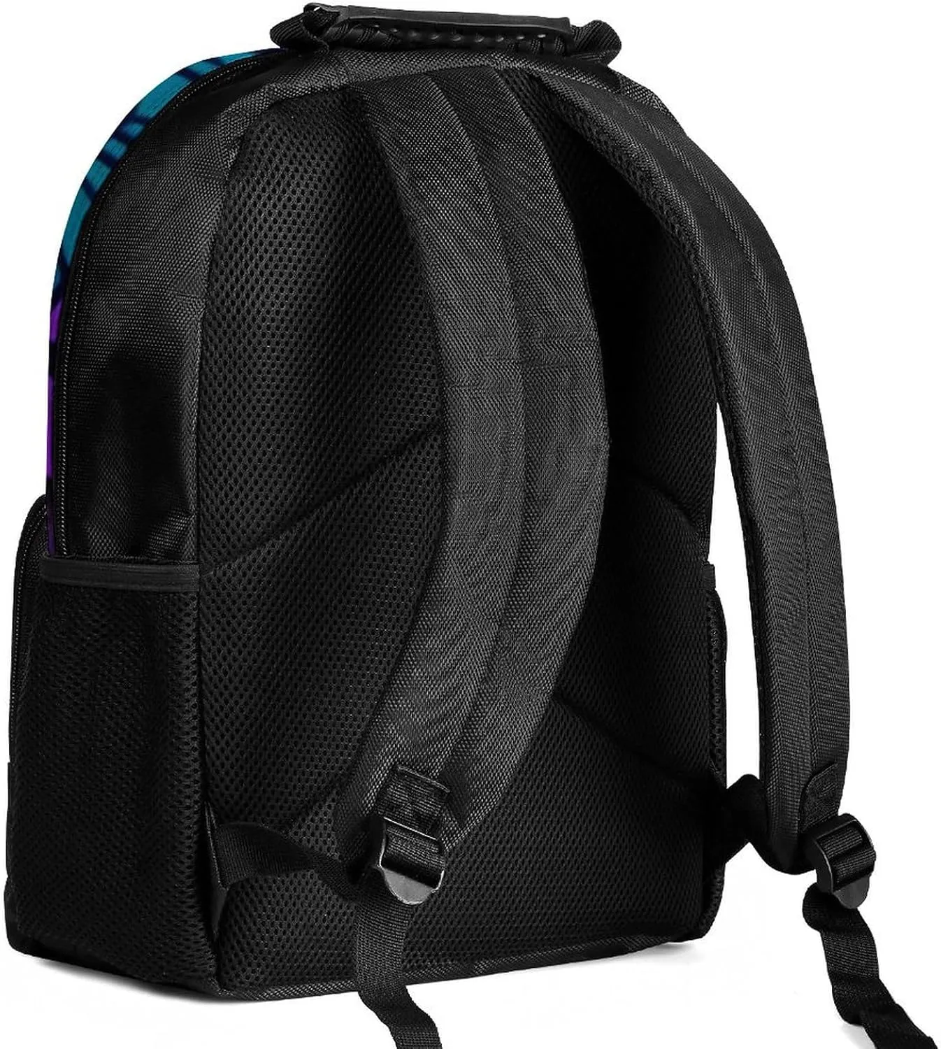 Grunge Mexican Sugar Skulls Day Of The Dead Flowers Art Rucksacks Lightweight Multipurpose Anti-Theft Shoulder Bag Big Capacity Laptop Book Bag Rucksack With Padded Straps