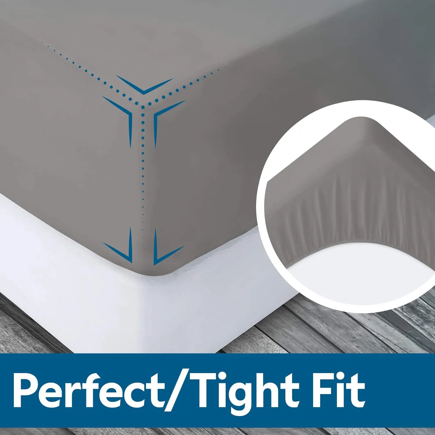 Guardmax Jersey Knitted Queen Size Mattress Protector - Waterproof & Dust Mite Proof Mattress Cover with Stretchable Pockets - Soft, Comfortable, & Noiseless Waterproof Fitted Sheet.(60 x 80 x 15)