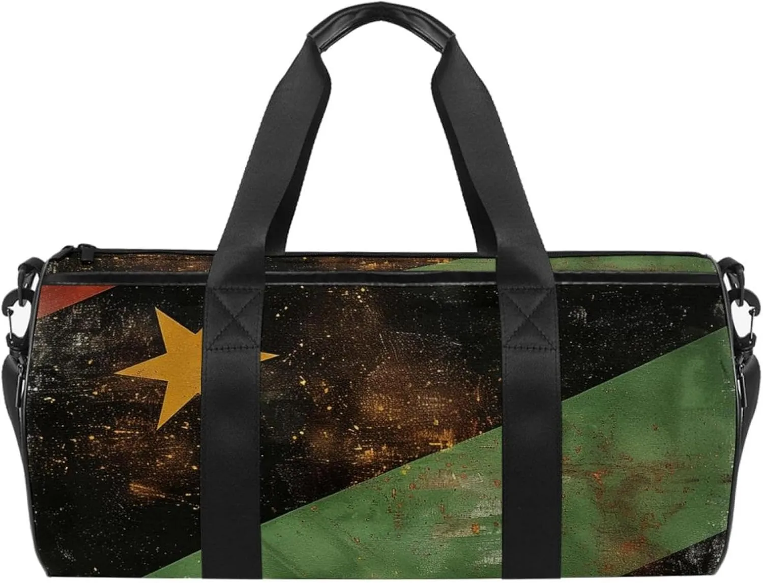 Gym Bag for Women,Small Gym Bag for Men,Saint Vincent Flag,Overnight Bag