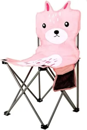 Habrur Camping Chair Fishing Chair Folding Chairs Camping Cartoon Folding Chair with Side Storage Bag Lightweight Portable Backrest Chair Comfortable Padded Deck Chair Lawn Chairs Outside