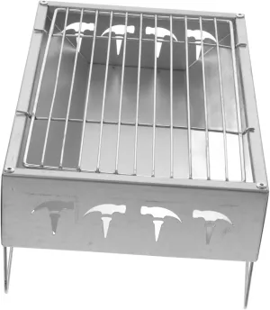HANABASS Portable Folding Barbecue Grill Camping Grill Rack Stainless Steel Bbq Outdoor Hiking Bbq Stove