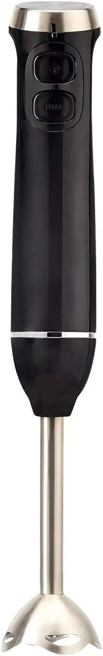 Hand Blender, Multi-Speed Immersion Stick, 300W Handheld Food Mixer, Portable Mini Mixer for Smoothies, Baby Food, Protein Shakes, Sauces, Drinks, Compact Kitchen Appliance - Black