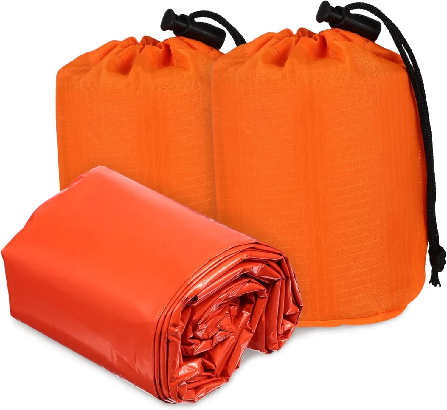 Happyyami Lightweight Camping Sleeping Bags Thermal Insulation Emergency Survival Bags for Outdoor Activities