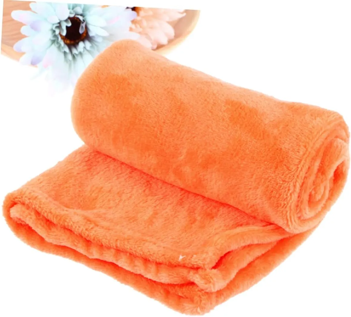Happyyami Solid Color Fleece Blanket Lightweight Flannel Bed Blanket for Couch Extra Warm for Winter Camping and Home Use