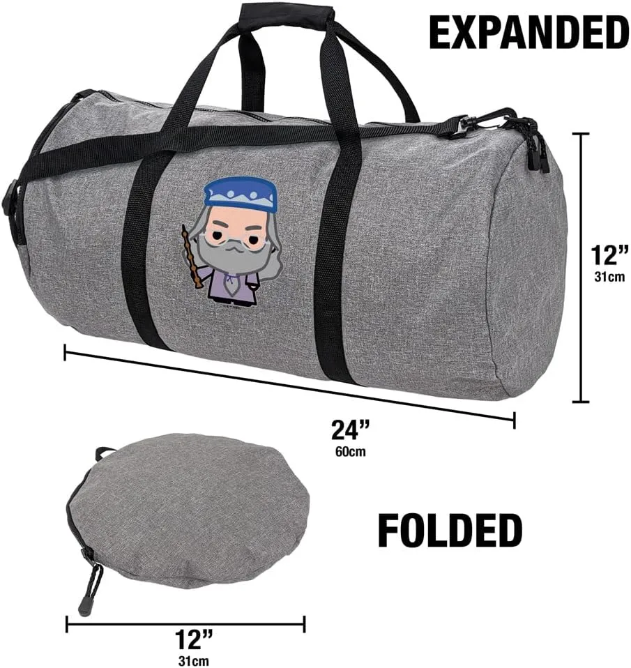 Harry Potter Dumblesore Cute Chibi Character Lightweight Duffel Bag for Sports and Gym Packable for Travel