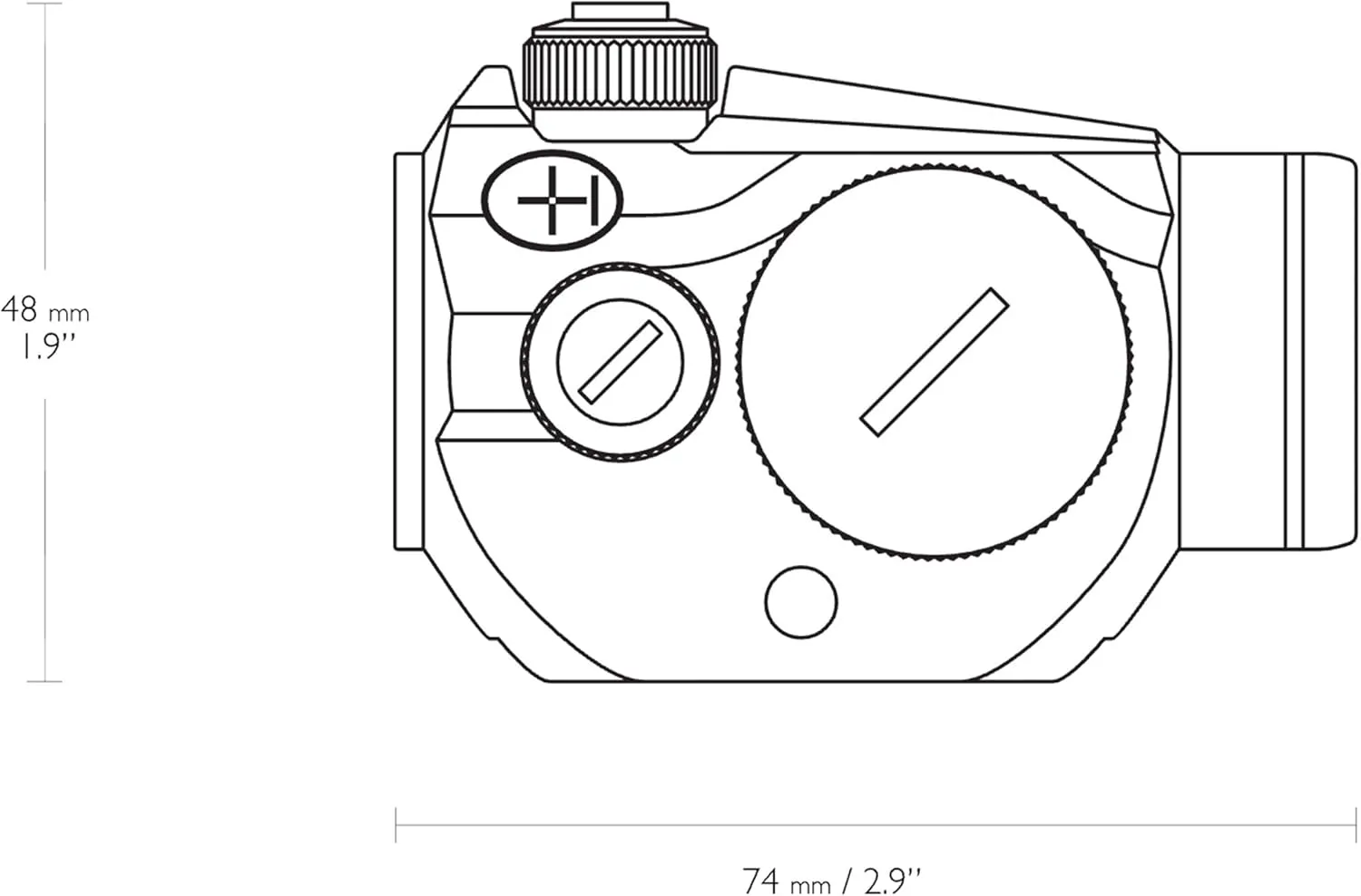 Hawke Vantage 3 MOA Red Dot Hunting Rifle Sight