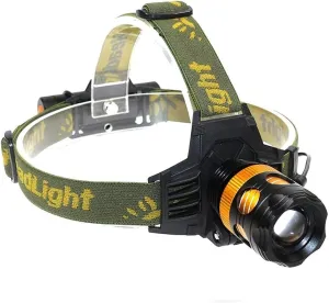 Head Lamp USB Rechargeable Work Light,Waterproof Zoomable Headlamp Led Flashlight,Rechargeable Headlamp