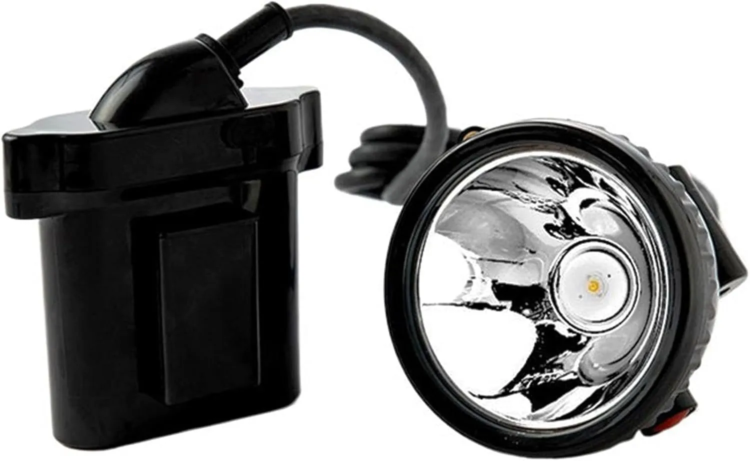 Head Mounted Industrial Waterproof Ultra Bright Safety Helmet Lamp, 35W High Power LED Headlamp Used for Outdoor Camping Coal Mining Hiking and Travelling