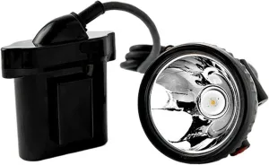 Head Mounted Industrial Waterproof Ultra Bright Safety Helmet Lamp, 35W High Power LED Headlamp Used for Outdoor Camping Coal Mining Hiking and Travelling