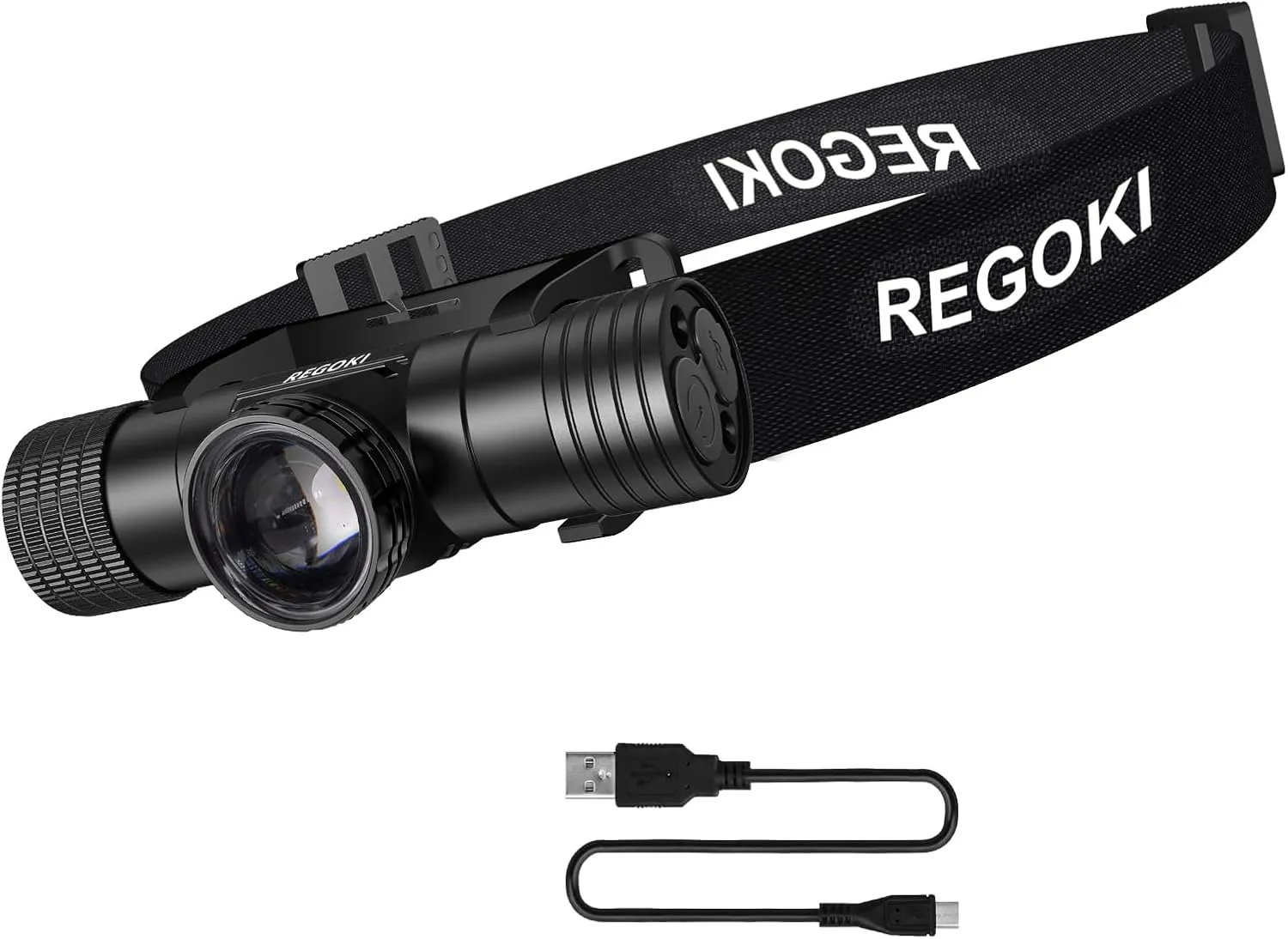Headlamp Flashlight, Ultra-Light Bright LED Rechargeable Headlight, Waterproof Motion Sensor Head Lamp,8 Modes for Outdoor Camping Running Hiking Fishing
