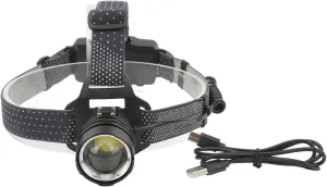 Headlamp, Headlamp Flashlight, LED Headlamp Rechargeable, for XHP160 Bulb Type C Charging Telescopic Zoom Strong Light High Brightness Hiking Headlamp for Camping