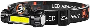 Headlamp Rechargeable, 1100 Lumen Super Bright Motion Sensor Head Lamp Flashlight, 2-Pack Waterproof LED Headlight with White Red Light, Head Lights for Camping Cycling Running Fishing