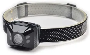 Headlamp Rechargeable, 120 Lumen Super Bright Motion Sensor Head Lamp Flashlight, Waterproof LED Headlight with White Red Light, 4 Modes Head Lights for Camping Cycling Running Fishing