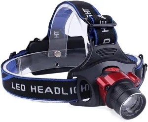 Headlamp Rechargeable, LED Head Lamp Outdoor, 800 Lumen Super Bright Head Flashlight, 3 Modes, Motion Sensor, Waterproof Head Light for Camping Fishing Running