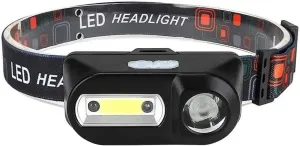 Headlamp, Ultra Bright Rechargeable LED Head Lamp - 160 Lumen, Motion Sensor, Waterproof IPX6, 6 Lighting Modes, Adjustable Angle & Strap Headlight Flashlight for Running Camping Hiking Hunting