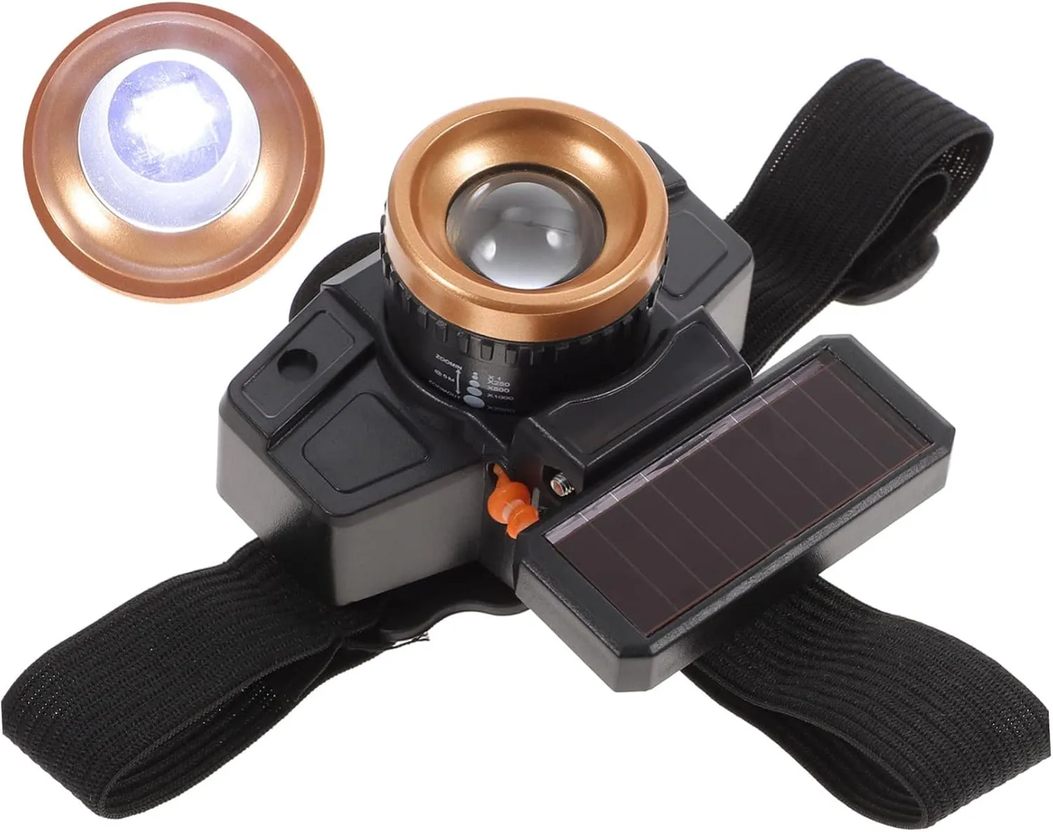 Headlamp Waterproof Outdoor Headlight Fishing Camping Motion Sensor Light Swivel Fishing Riding Light Random