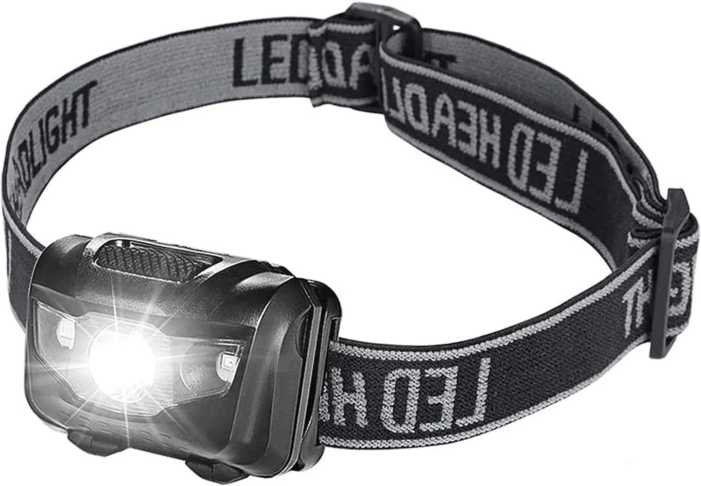 Headlamps AAA Battery(Included) Powered,500 Lumens Ultra Bright Led Headlamp Flashlight, Motion Sensor, Red Lights, Waterproof Running Head Lamp for Adults Kids Hiking Camping