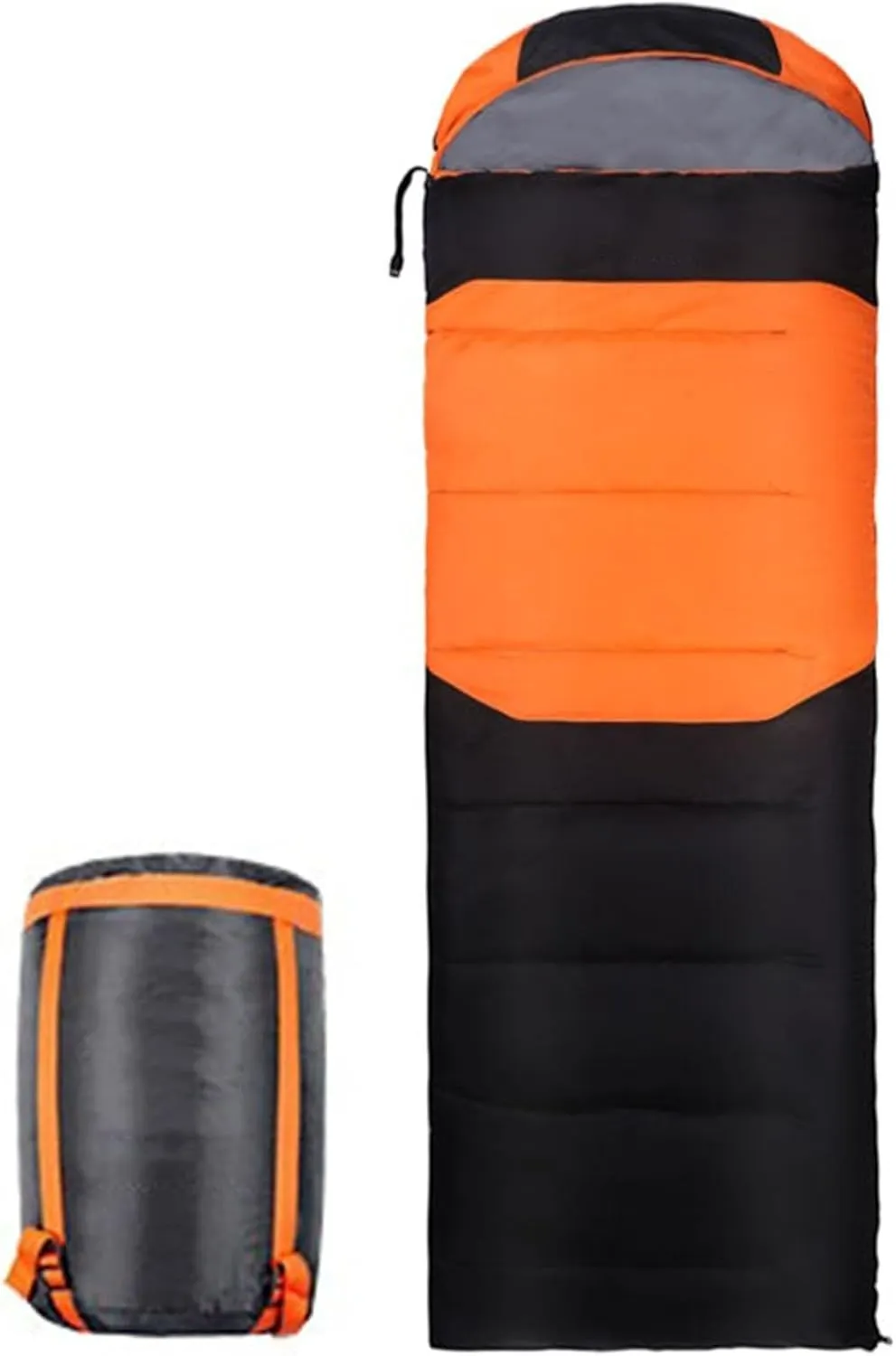 Heated Sleeping Bag, Rectangular USB Power Support Heating Pads Splicable 1.8Kg 3 Heating Levels Waterproof Lightweight for Adults Kids