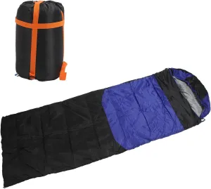 Heated Sleeping Bag Warm Lightweight Breathable 3 Temp Gears USB Powered Blue for Outdoor Camping
