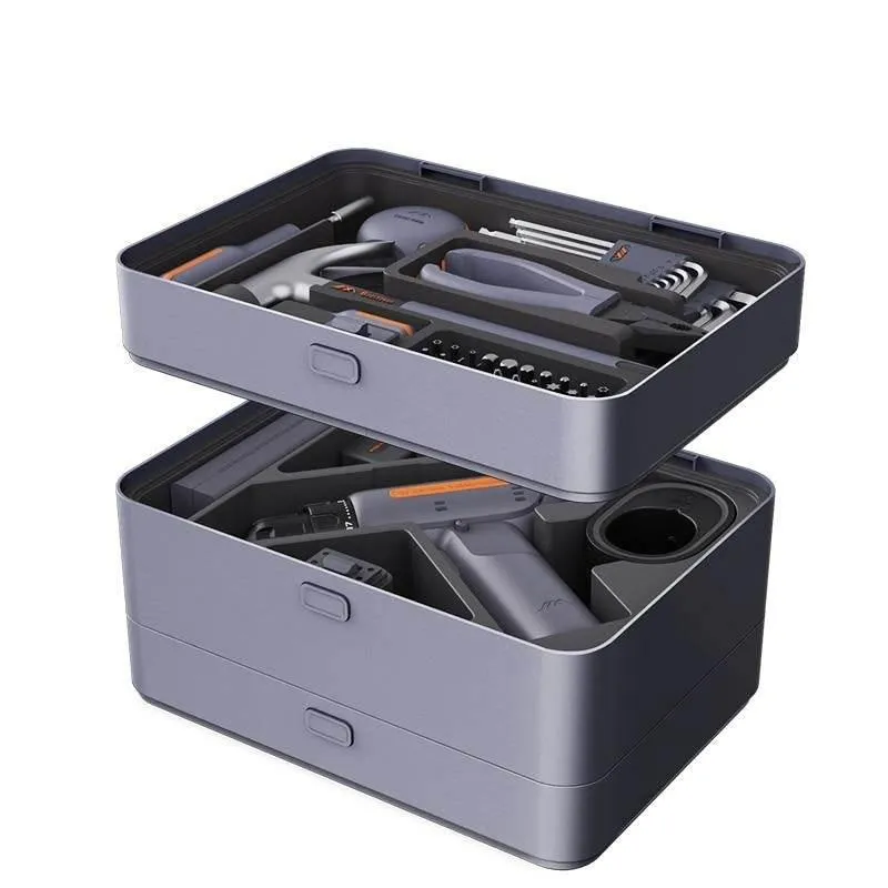 Heavy Duty Tool Box - Durable Multi-Layer Storage Solution