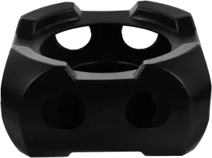 Hemoton 1pc Nonstick BBQ Alcohol Stove Portable Camping Cooking Furnace Outdoor Stove for Picnics Hiking Family Use Durable Aluminum Design Black