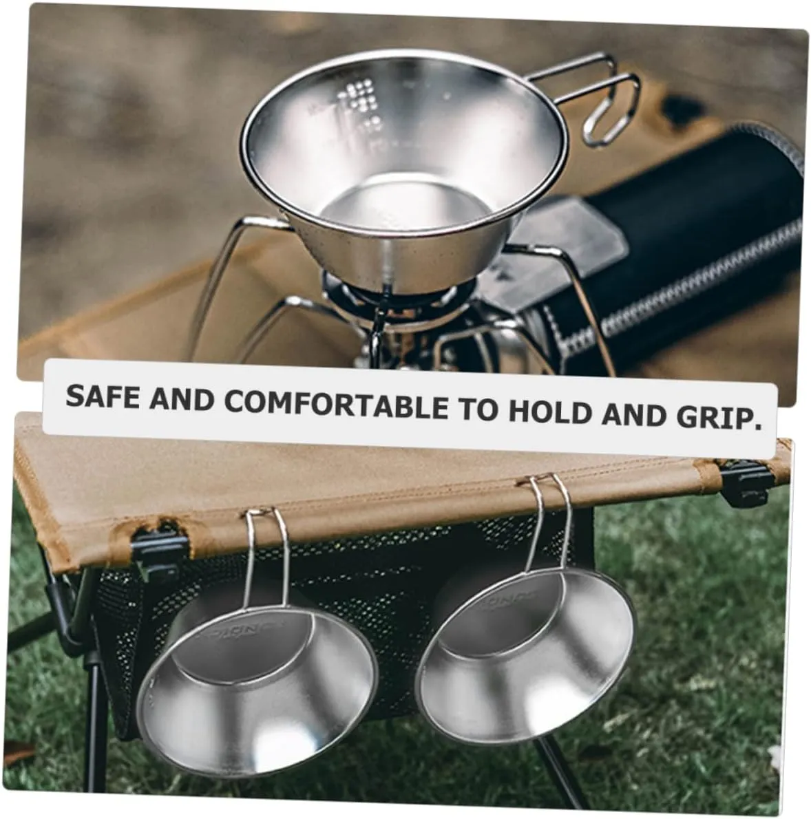 Hemoton Multi Function Water Bowl Convenient Wine Cup for Camping Picnics BBQ and Outdoor Activities Durable