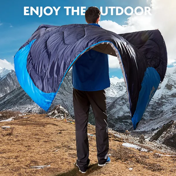 Hewolf Camping Sleeping Bag - Green