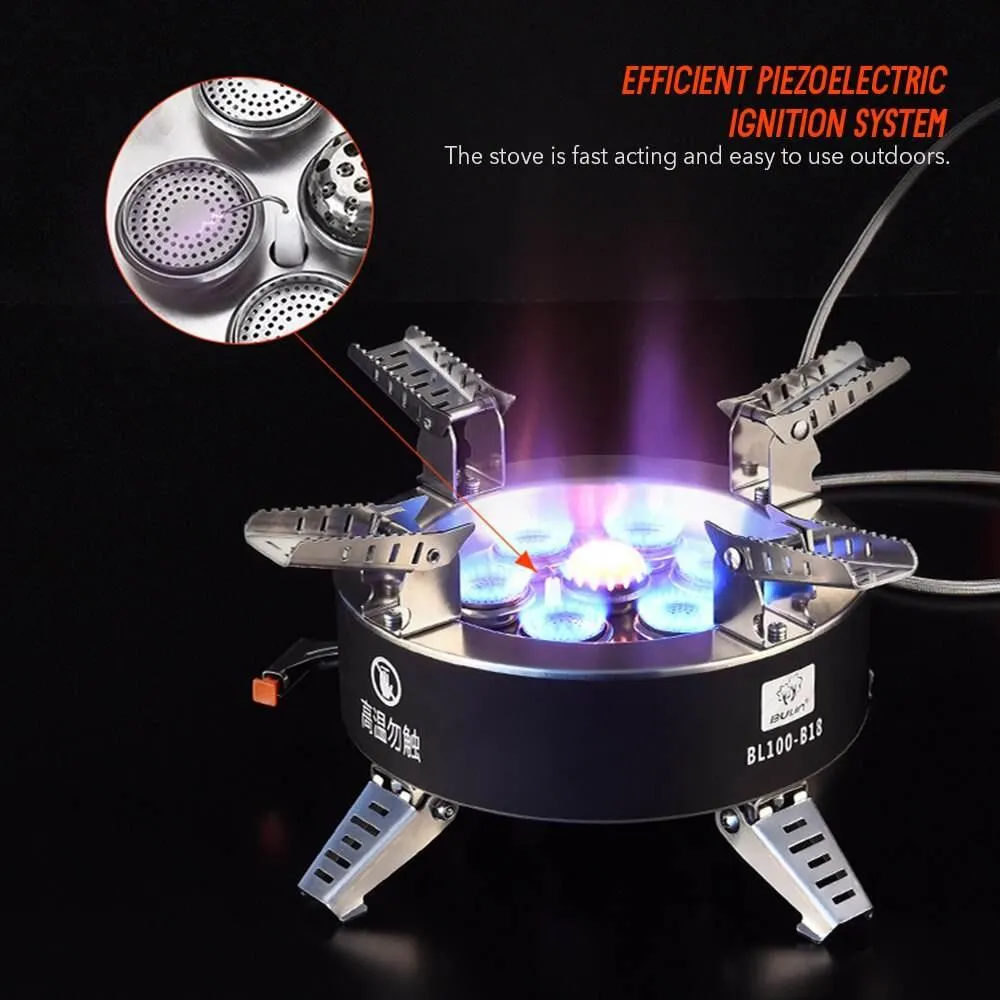 High-Efficiency Mini Camping Stove - Portable Outdoor Cooker