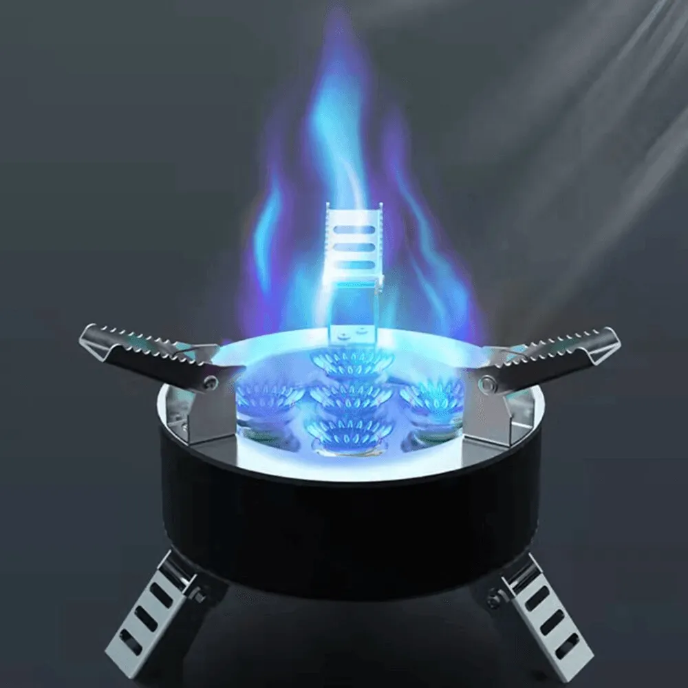 High-Efficiency Mini Camping Stove - Portable Outdoor Cooker