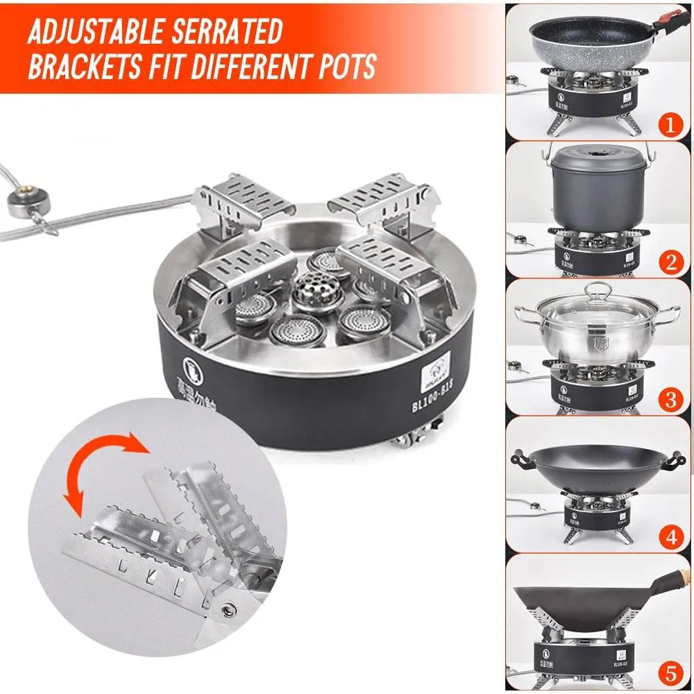 High-Efficiency Mini Camping Stove - Portable Outdoor Cooker