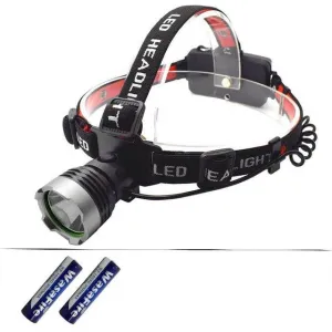 High Power XM-L T6 LED Headlight 3-Mode Long Range Headlamp Rechargeable Head Torch Camping Hunting Flashlight by 18650 Battery