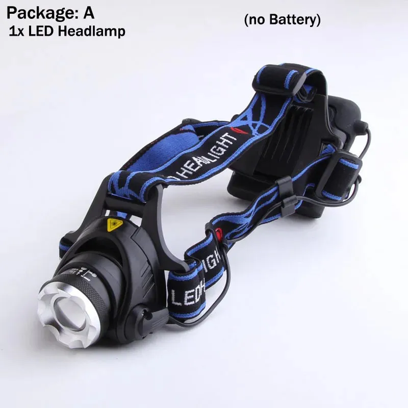 High-Powered LED Headlamp with Adjustable Focus