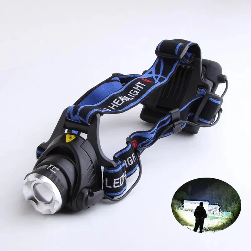 High-Powered LED Headlamp with Adjustable Focus