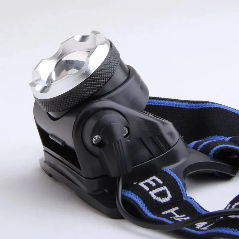 High-Powered LED Headlamp with Adjustable Focus
